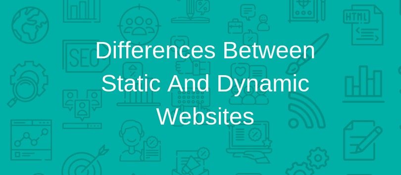 Difference between static and dynamic website
