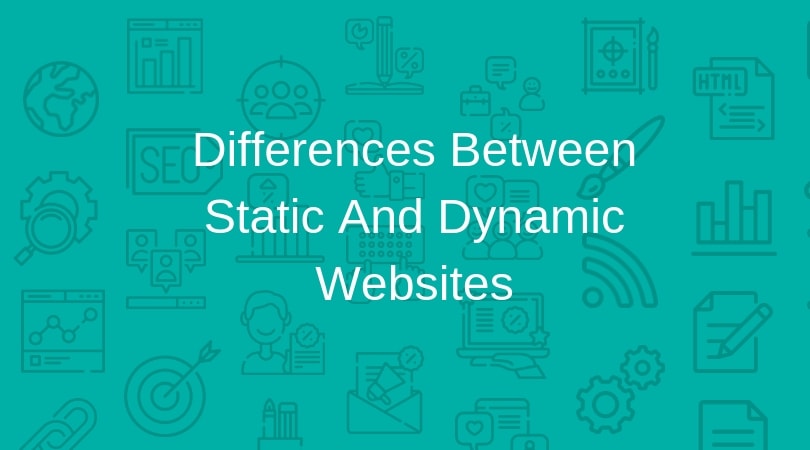 Difference between static and dynamic website